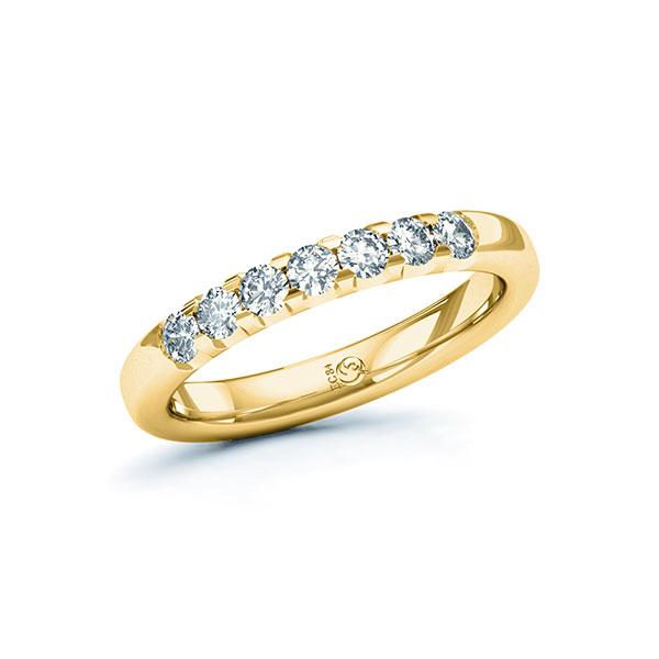 Paar Trauringe / Eheringe Weißgold 585/- zus. 0,350 ct, tw, si - RU-1060-470